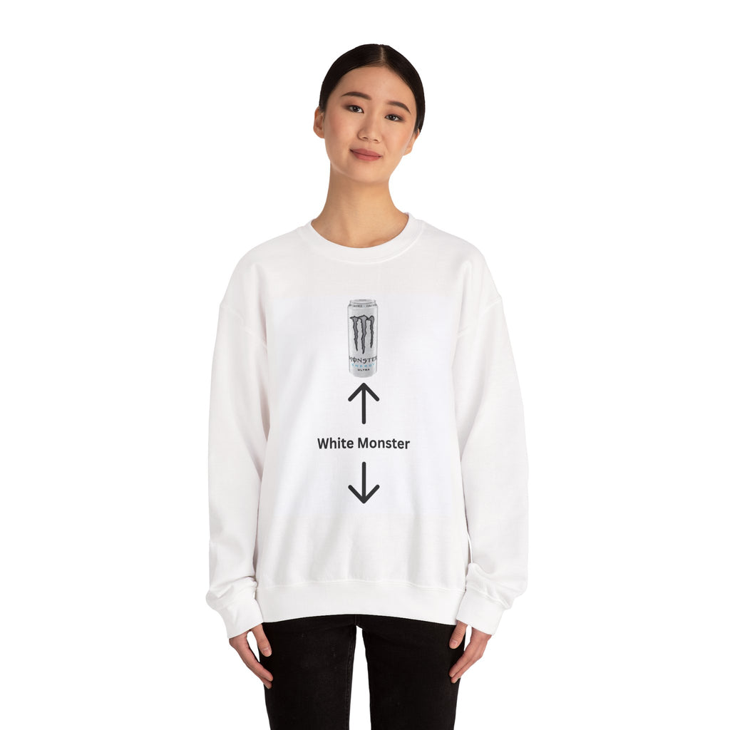 White Monster Sweatshirt
