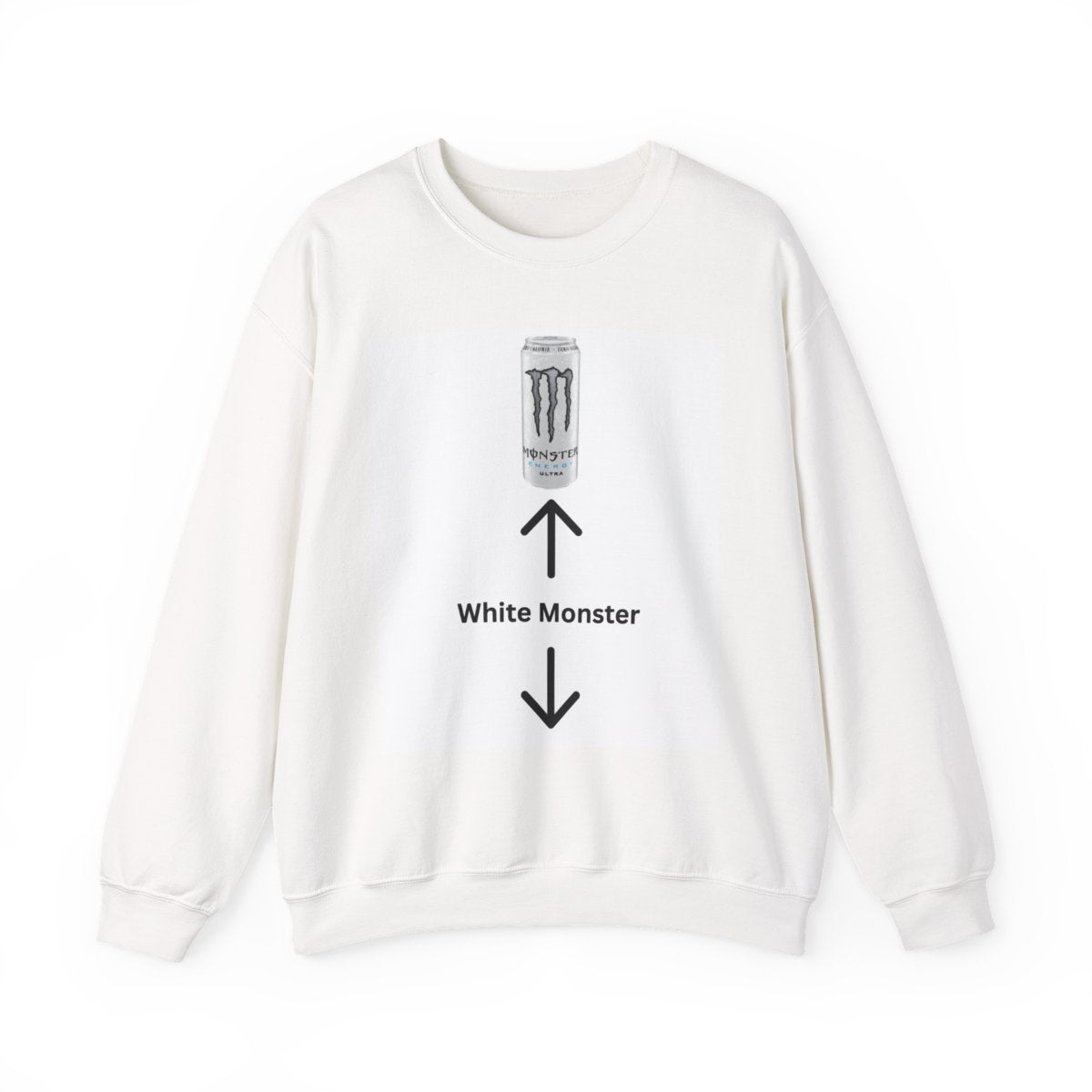 White Monster Sweatshirt